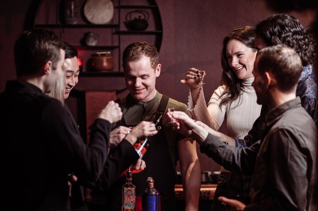 Baijiu-provning
